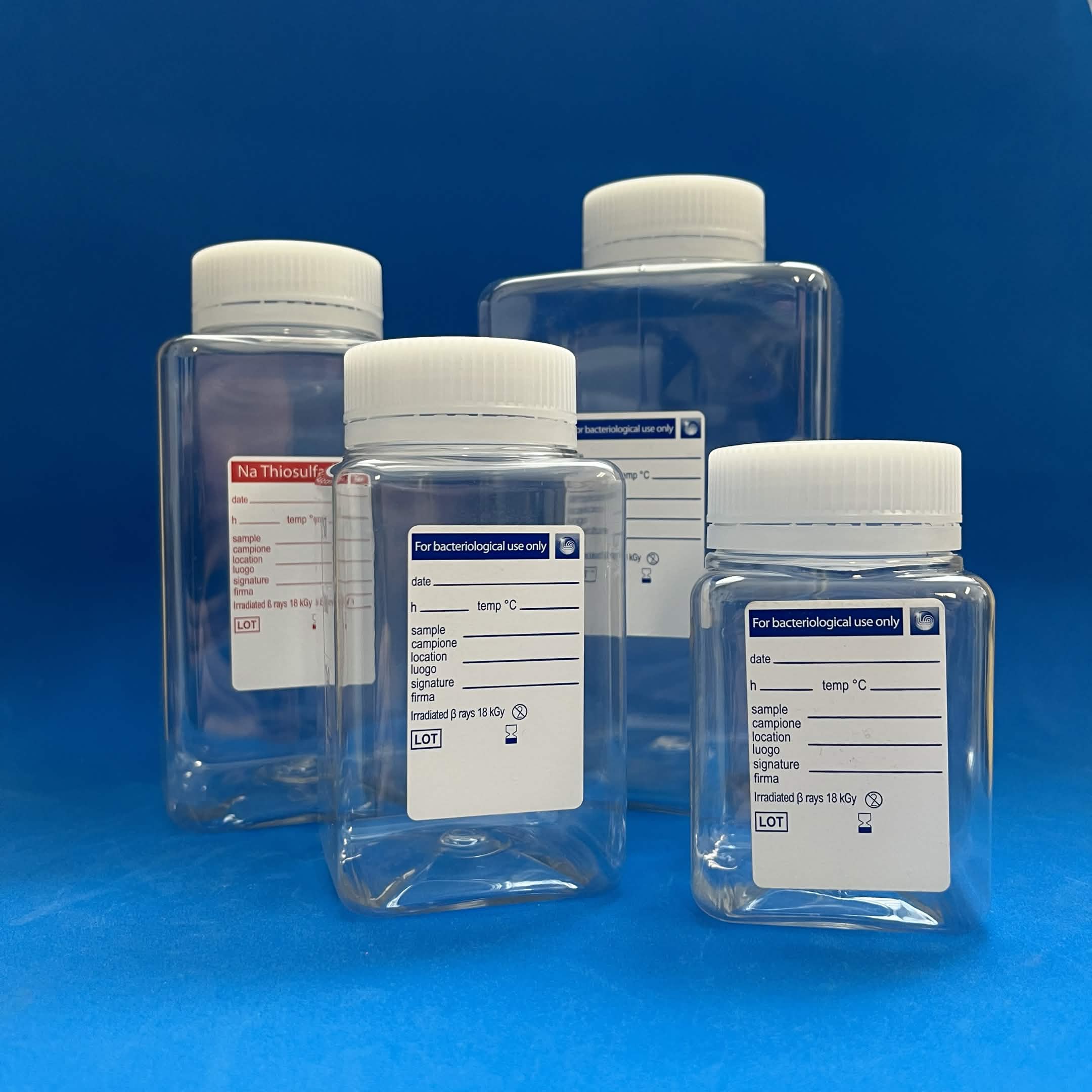 Wasserprobenflaschen aus PP