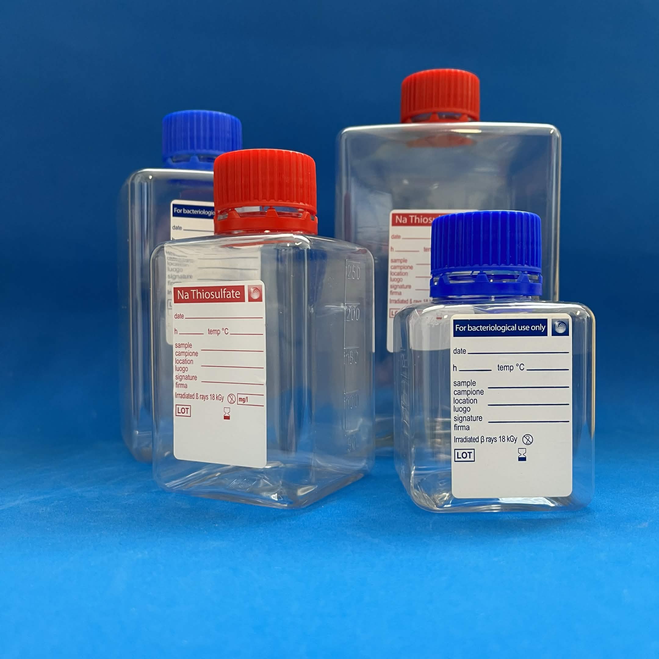 Wasserprobenflaschen aus PP